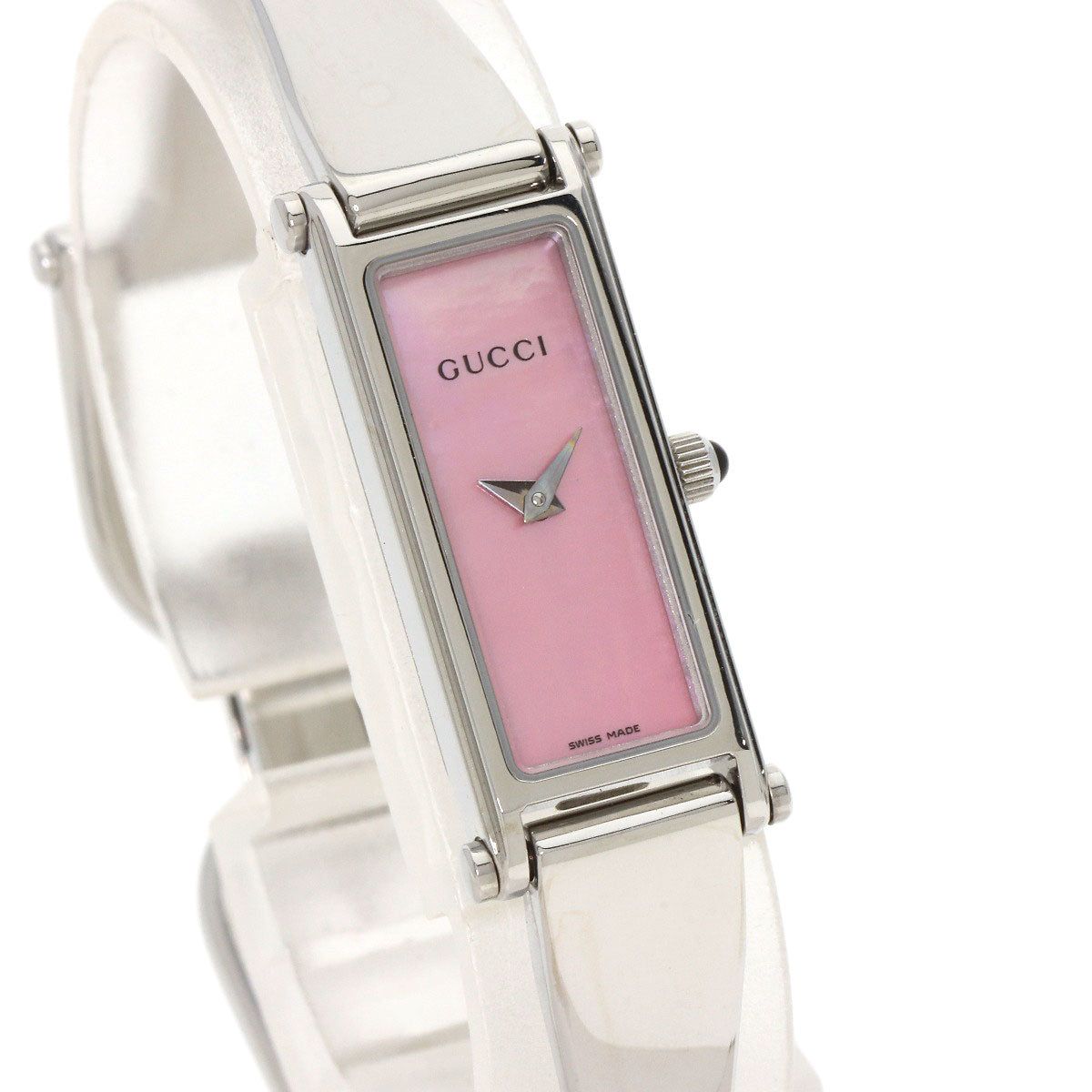 GUCCI Square face Watches 1500L Stainless Steel/Stainless Steel Ladies