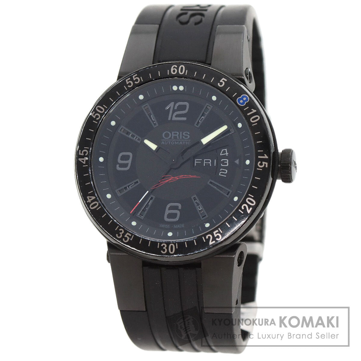 ORIS Day-Date Edition Model Kazuki Nakajima Limited to 1088 pieces worldwide Watches 7613-47 Stainless Steel/Rubber mens