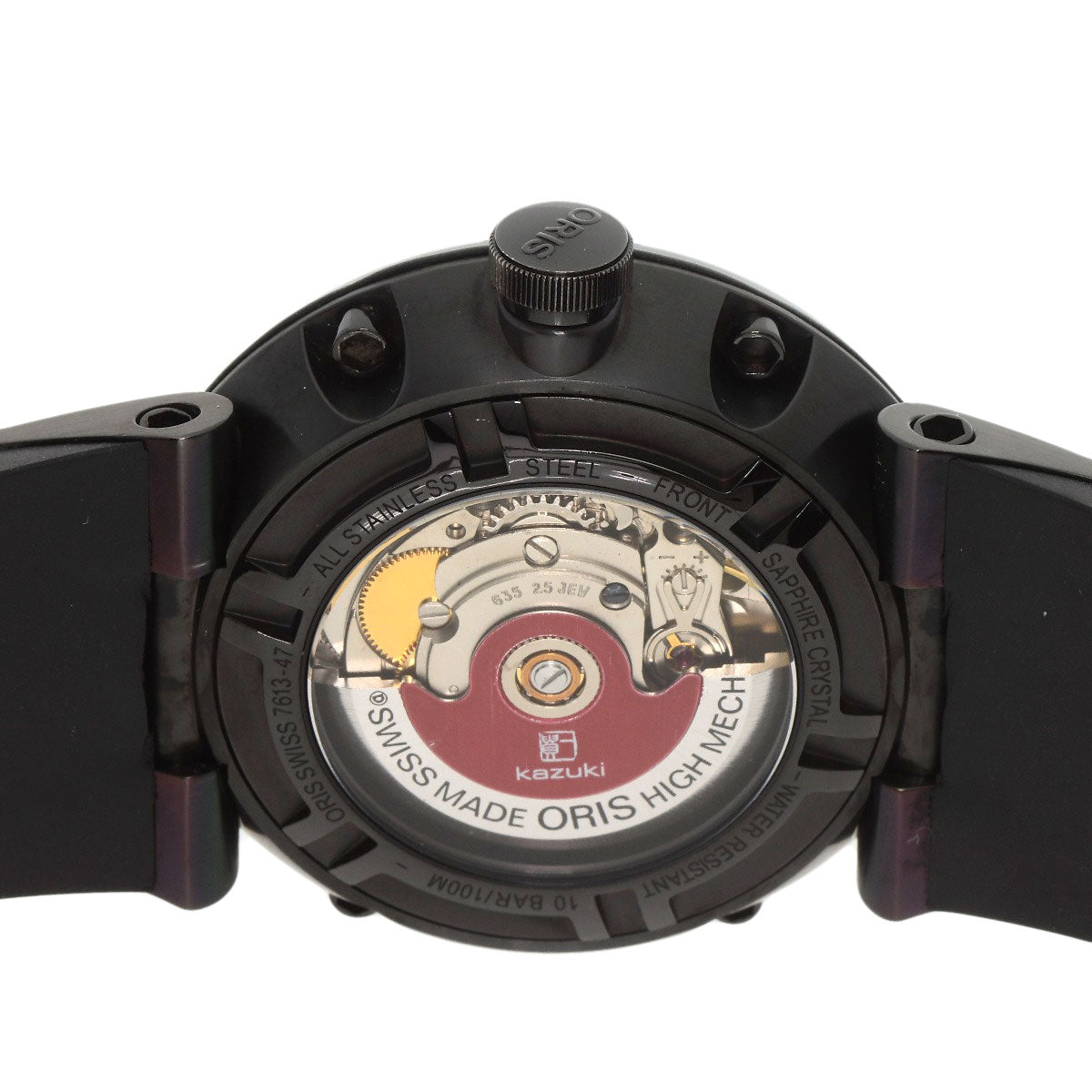 ORIS Day-Date Edition Model Kazuki Nakajima Limited to 1088 pieces worldwide Watches 7613-47 Stainless Steel/Rubber mens