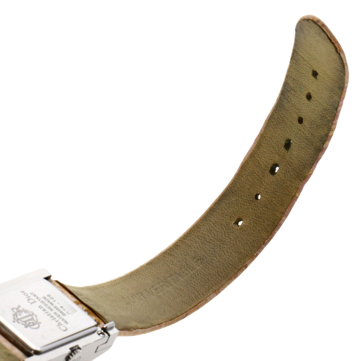 CHRISTIAN DIOR Maris Watches D78-109 Stainless Steel/Leather Ladies