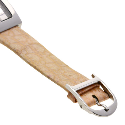 CHRISTIAN DIOR Maris Watches D78-109 Stainless Steel/Leather Ladies