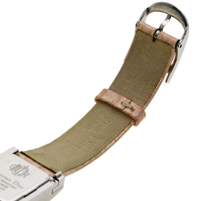 CHRISTIAN DIOR Maris Watches D78-109 Stainless Steel/Leather Ladies