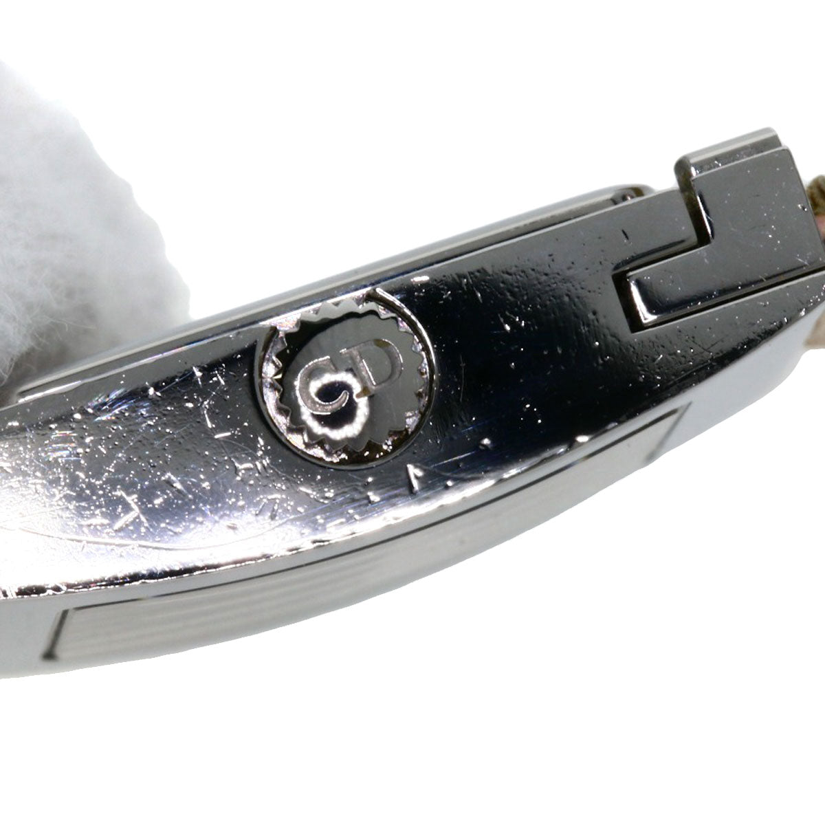 CHRISTIAN DIOR Maris Watches D78-109 Stainless Steel/Leather Ladies