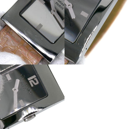 CHRISTIAN DIOR Maris Watches D78-109 Stainless Steel/Leather Ladies