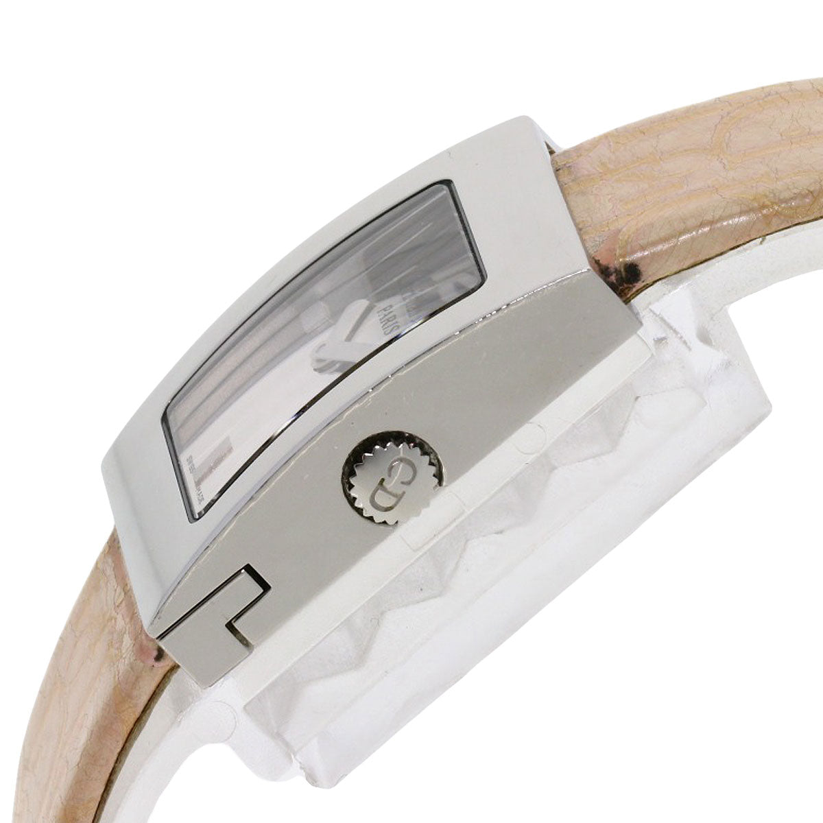 CHRISTIAN DIOR Maris Watches D78-109 Stainless Steel/Leather Ladies