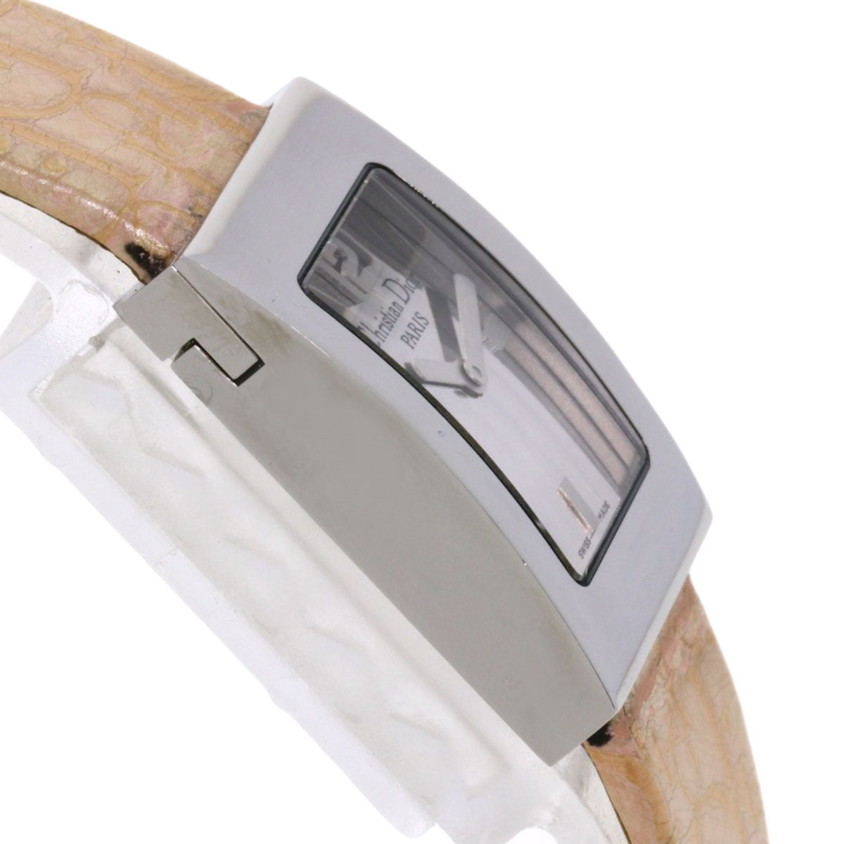 CHRISTIAN DIOR Maris Watches D78-109 Stainless Steel/Leather Ladies