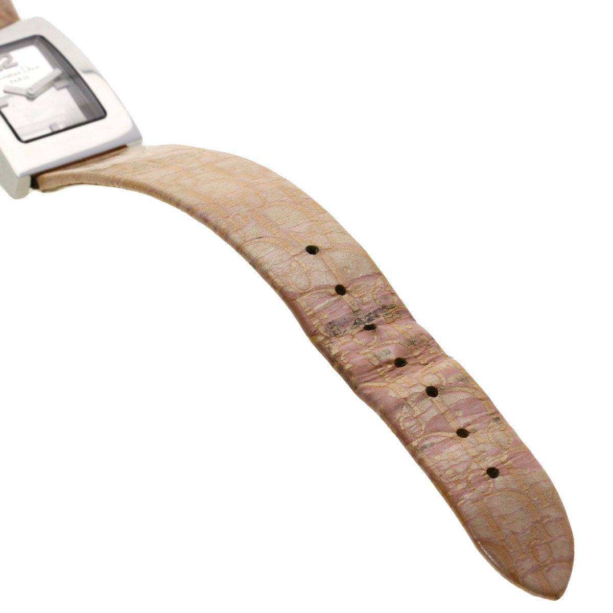 CHRISTIAN DIOR Maris Watches D78-109 Stainless Steel/Leather Ladies