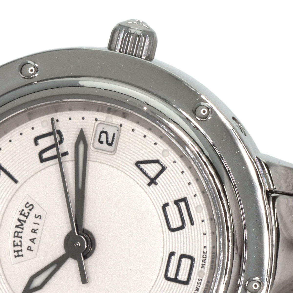 HERMES Clipper Classic Watches CP1.210 Stainless Steel/Stainless Steel Ladies