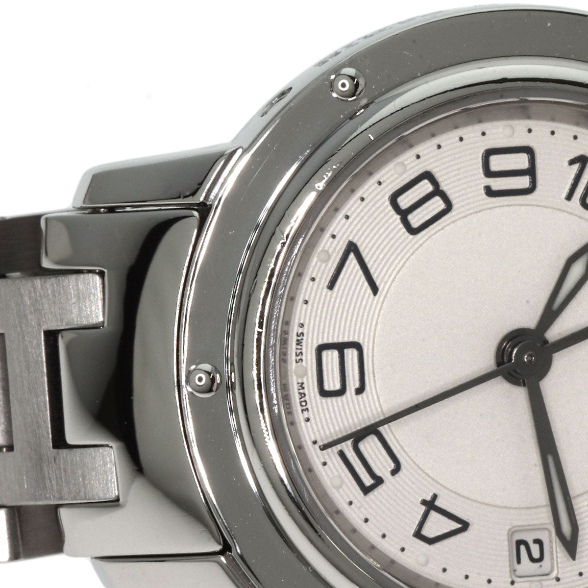 HERMES Clipper Classic Watches CP1.210 Stainless Steel/Stainless Steel Ladies