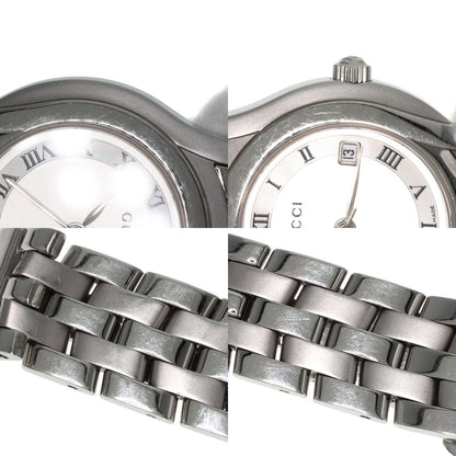 GUCCI Round face Watches 5500L Stainless Steel/Stainless Steel Ladies