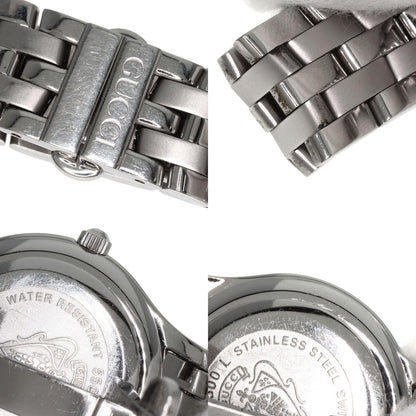 GUCCI Round face Watches 5500L Stainless Steel/Stainless Steel Ladies