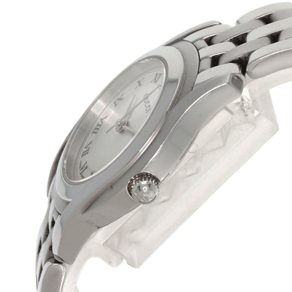GUCCI Round face Watches 5500L Stainless Steel/Stainless Steel Ladies