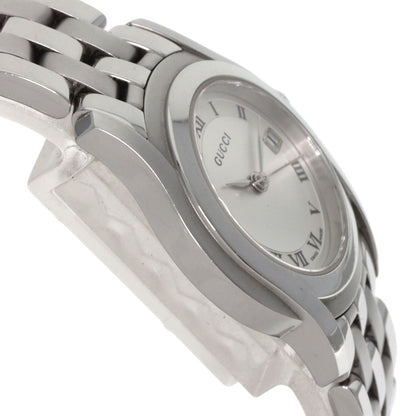 GUCCI Round face Watches 5500L Stainless Steel/Stainless Steel Ladies