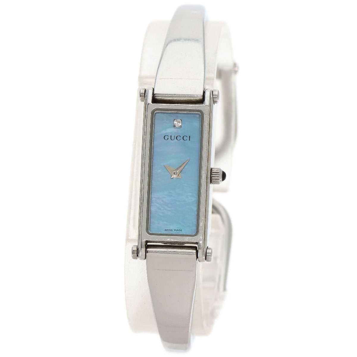 GUCCI Square face Watches 1500L Stainless Steel/Stainless Steel Ladies