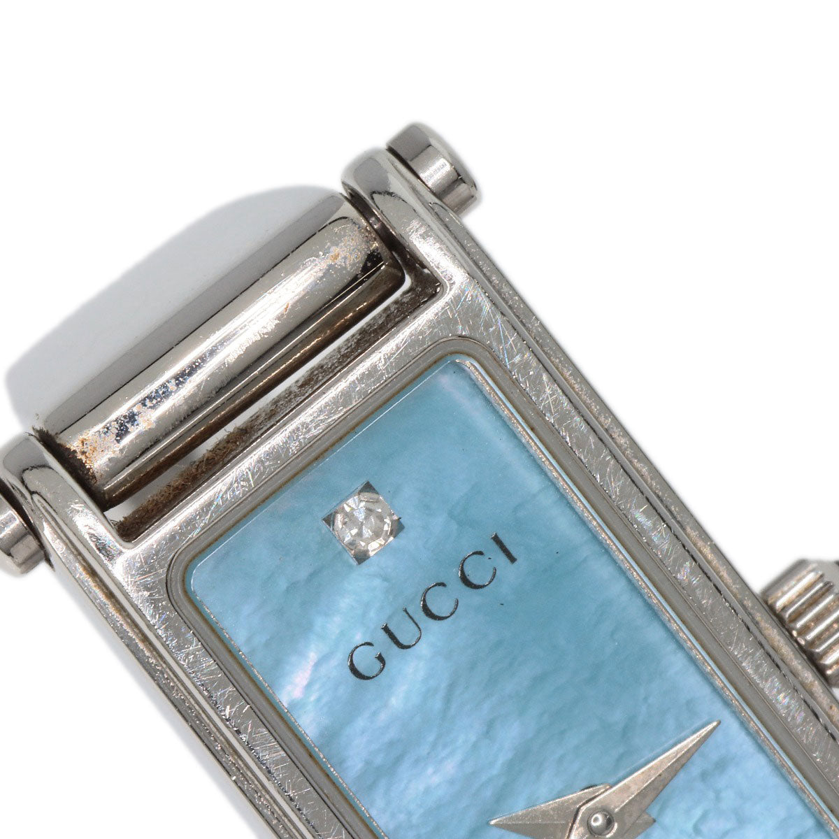 GUCCI Square face Watches 1500L Stainless Steel/Stainless Steel Ladies