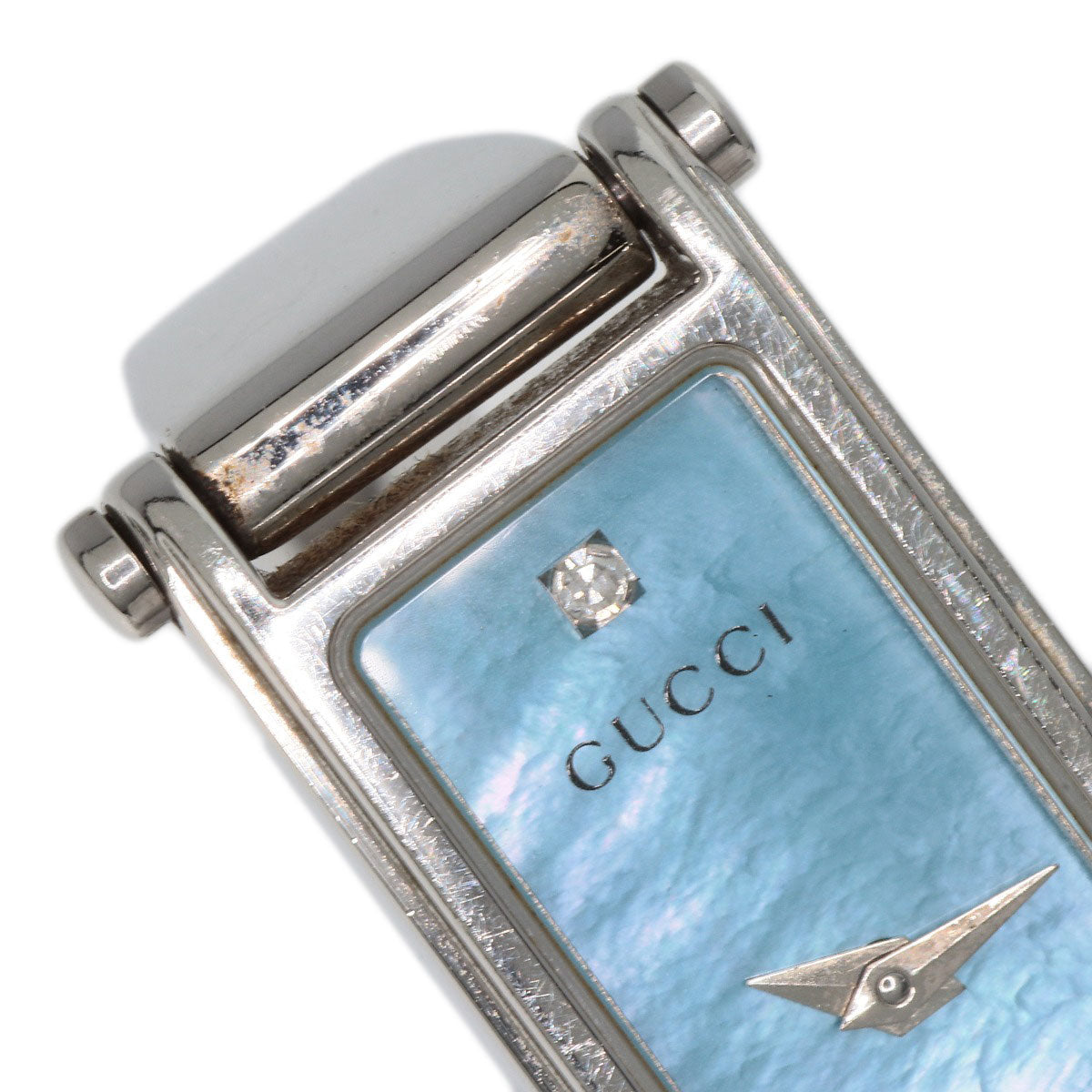 GUCCI Square face Watches 1500L Stainless Steel/Stainless Steel Ladies