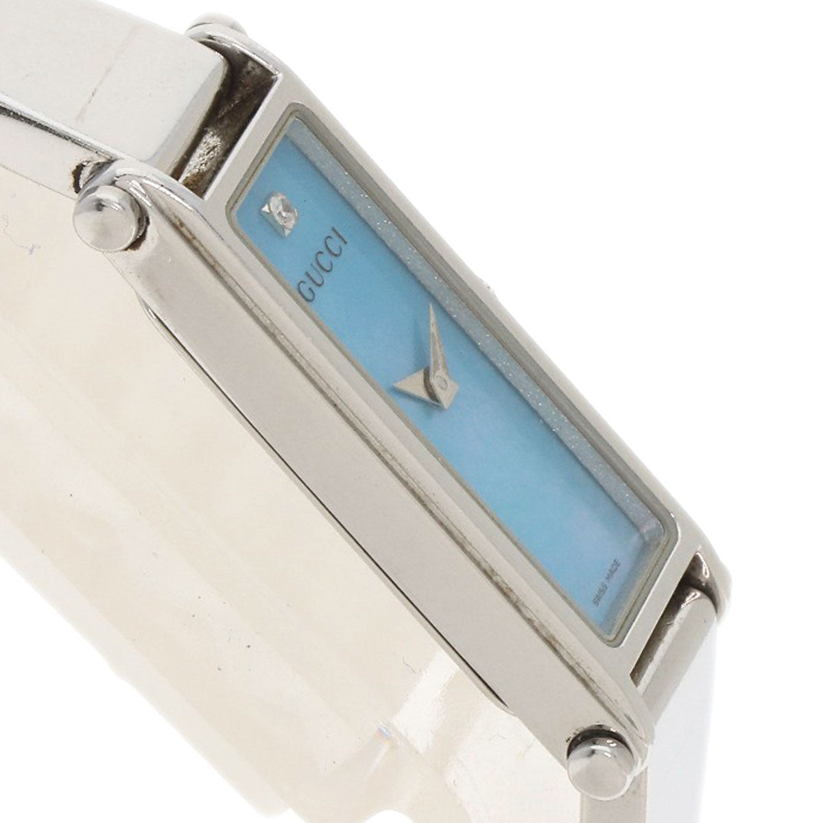 GUCCI Square face Watches 1500L Stainless Steel/Stainless Steel Ladies