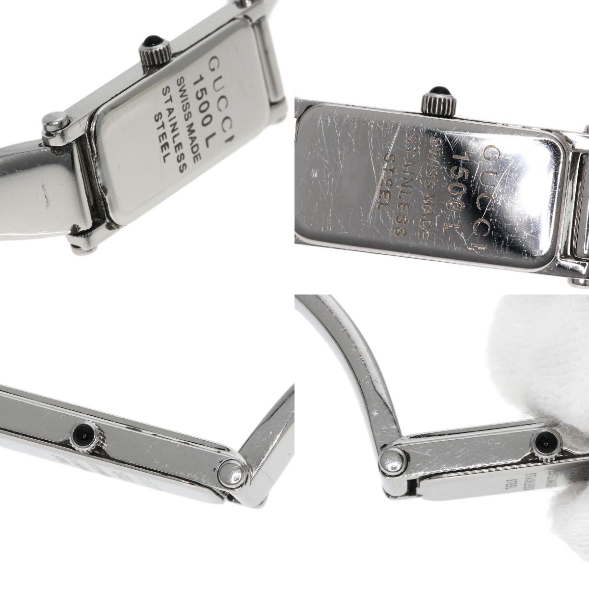 GUCCI 1500L Watches Stainless Steel/Stainless Steel Ladies