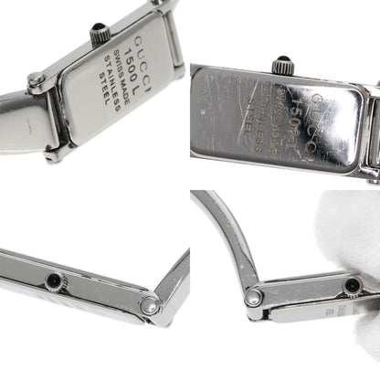 GUCCI 1500L Watches Stainless Steel/Stainless Steel Ladies
