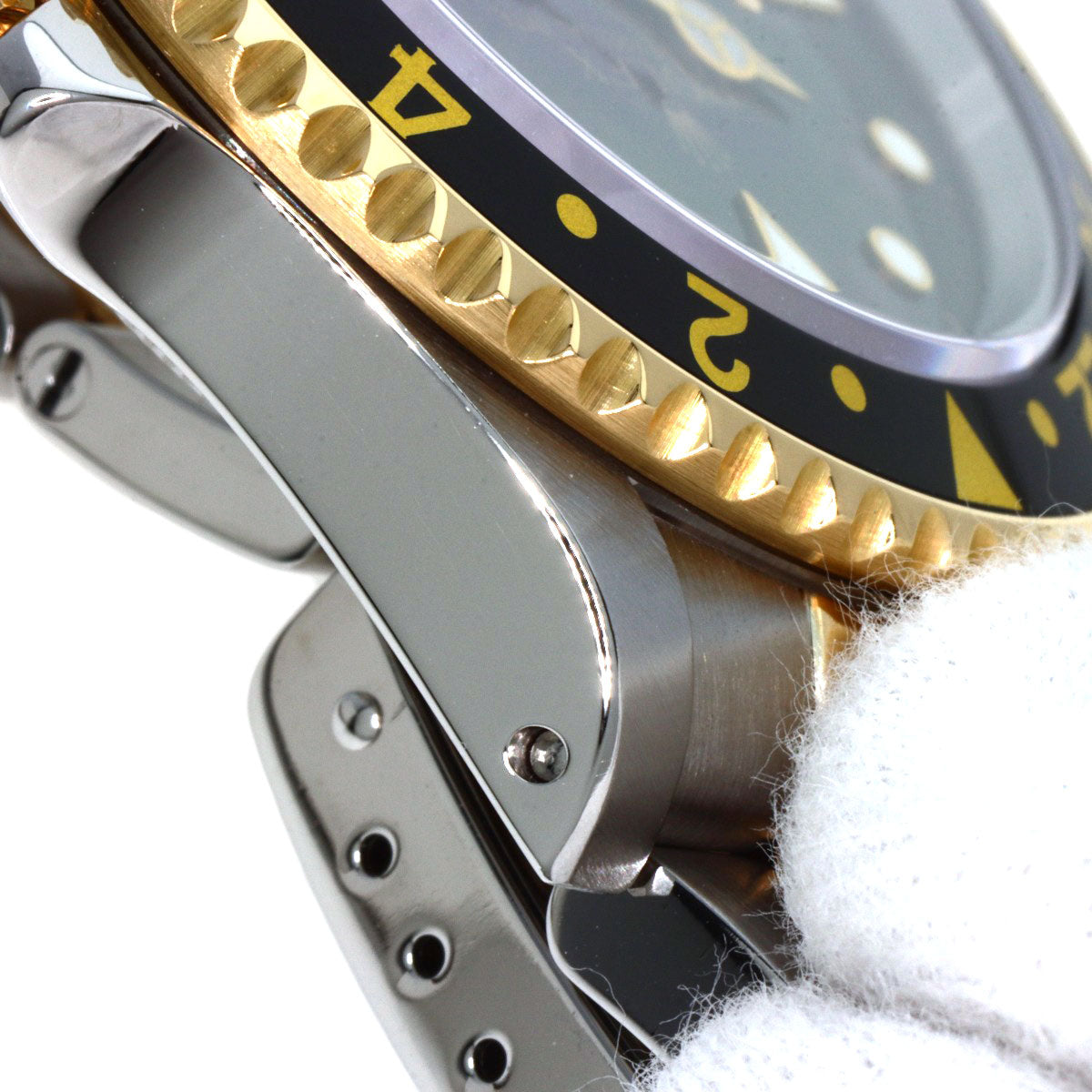 ROLEX GMT master 2 Watches 16713 Stainless Steel/SSxK18YG mens