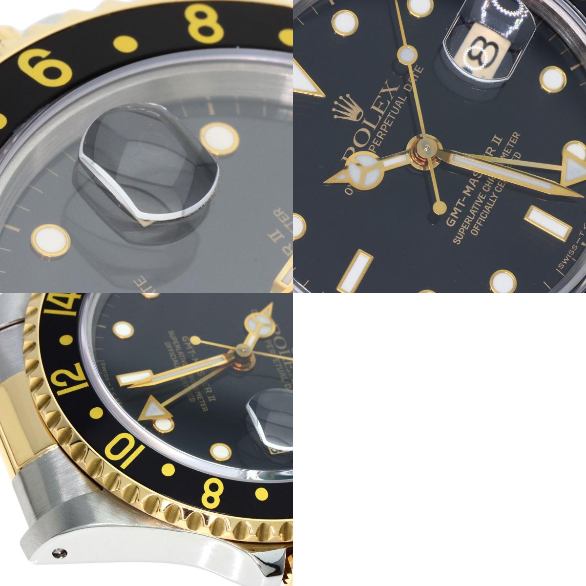 ROLEX GMT master 2 Watches 16713 Stainless Steel/SSxK18YG mens