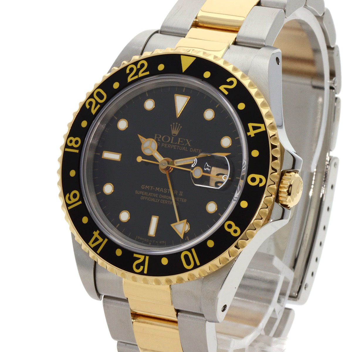 ROLEX GMT master 2 Watches 16713 Stainless Steel/SSxK18YG mens