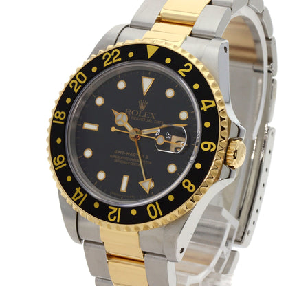 ROLEX GMT master 2 Watches 16713 Stainless Steel/SSxK18YG mens