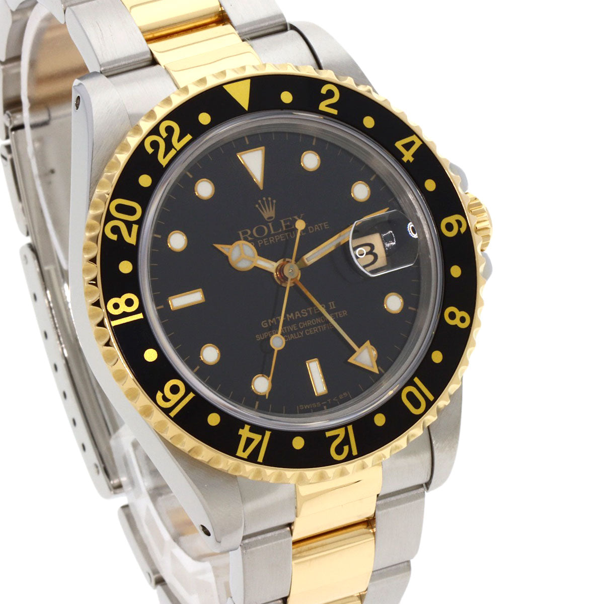 ROLEX GMT master 2 Watches 16713 Stainless Steel/SSxK18YG mens