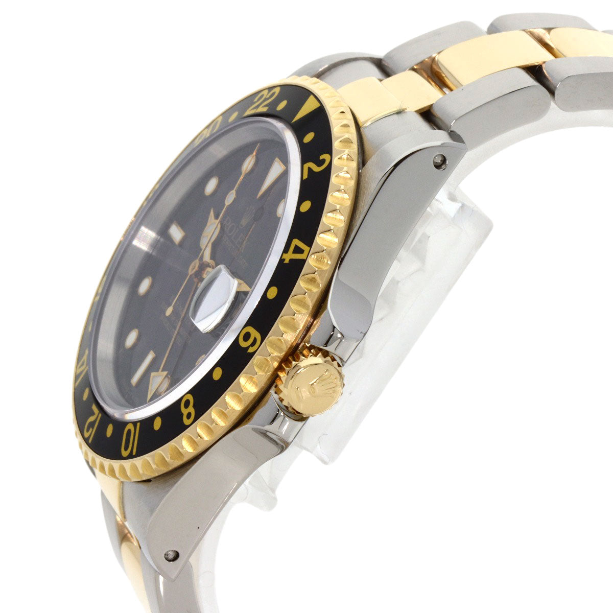 ROLEX GMT master 2 Watches 16713 Stainless Steel/SSxK18YG mens