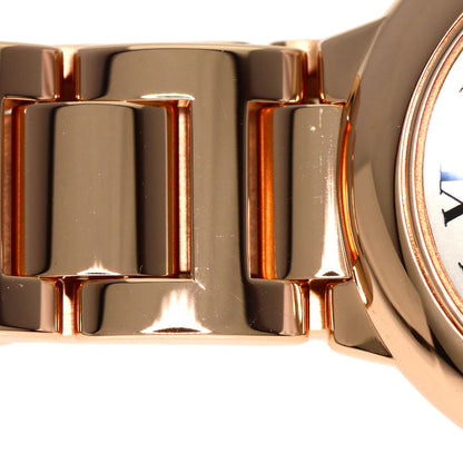 CARTIER Baron Blue 1.1" Watches W69002Z2 K18 Pink Gold/18K Pink Gold Ladies