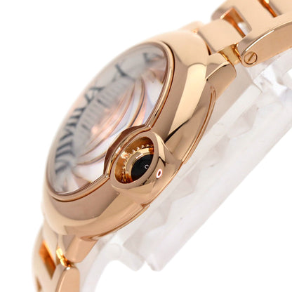 CARTIER Baron Blue 1.1" Watches W69002Z2 K18 Pink Gold/18K Pink Gold Ladies