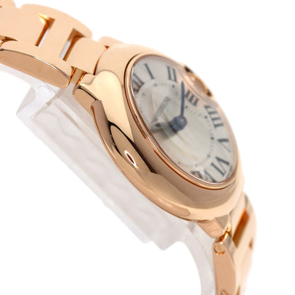 CARTIER Baron Blue 1.1" Watches W69002Z2 K18 Pink Gold/18K Pink Gold Ladies
