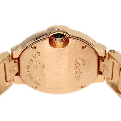CARTIER Baron Blue 1.1" Watches W69002Z2 K18 Pink Gold/18K Pink Gold Ladies