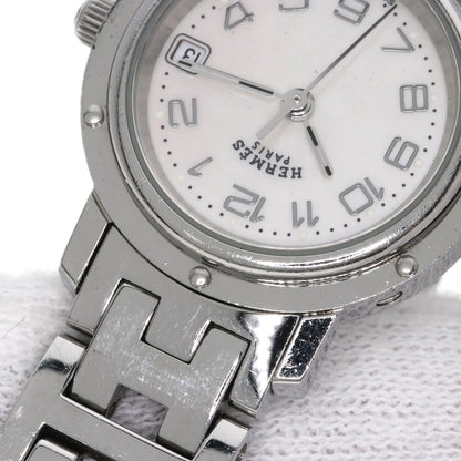 HERMES Clipper Nacre Watches CL4.210 Stainless Steel/Stainless Steel Ladies