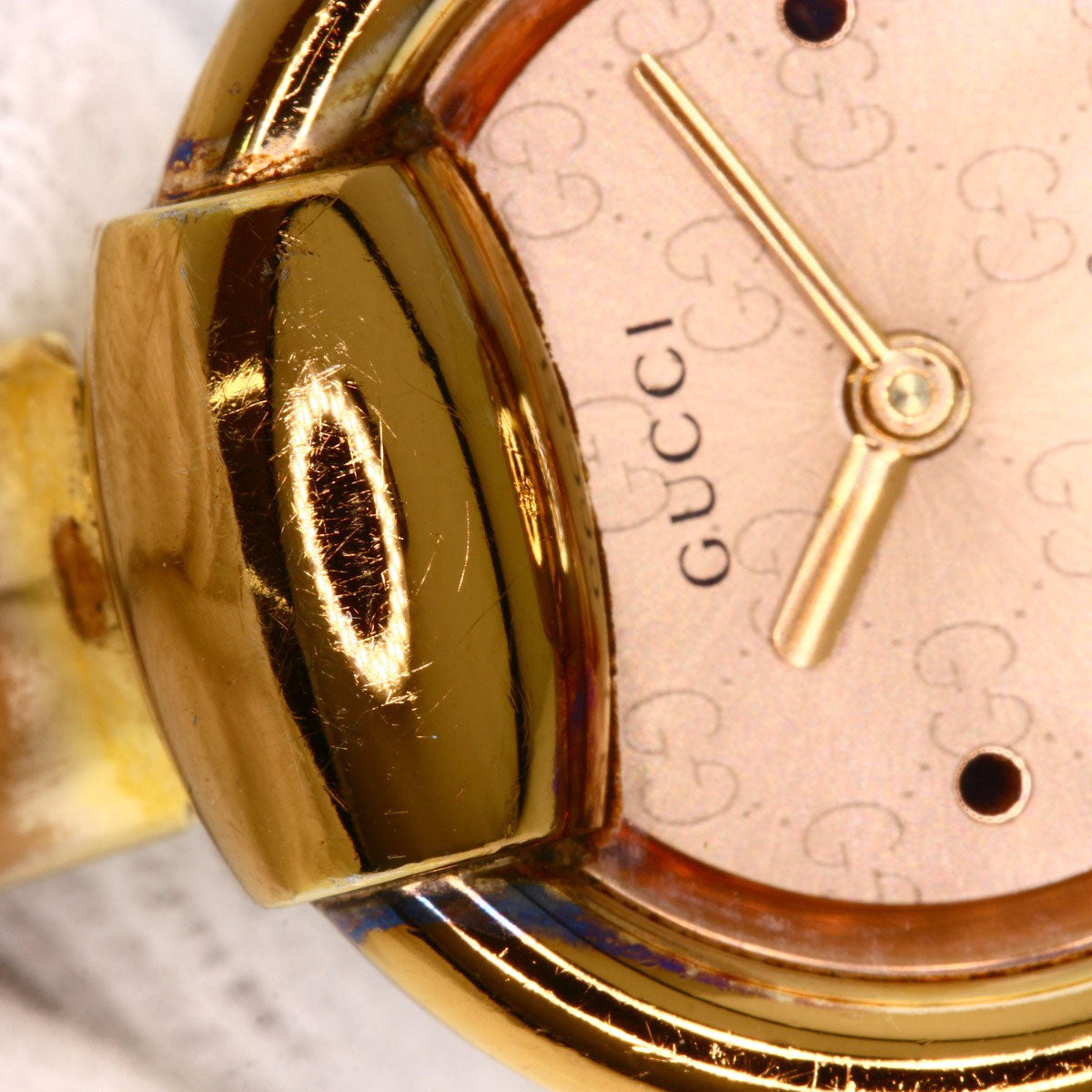 GUCCI Round face Watches 1400L PGP/PGP Ladies