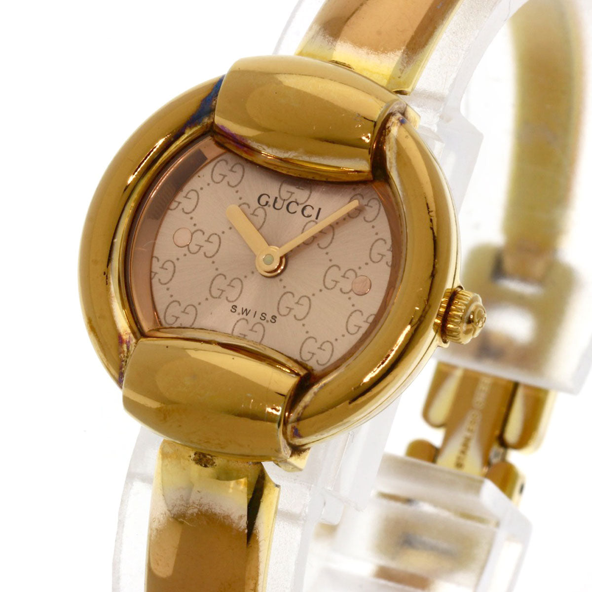 GUCCI Round face Watches 1400L PGP/PGP Ladies