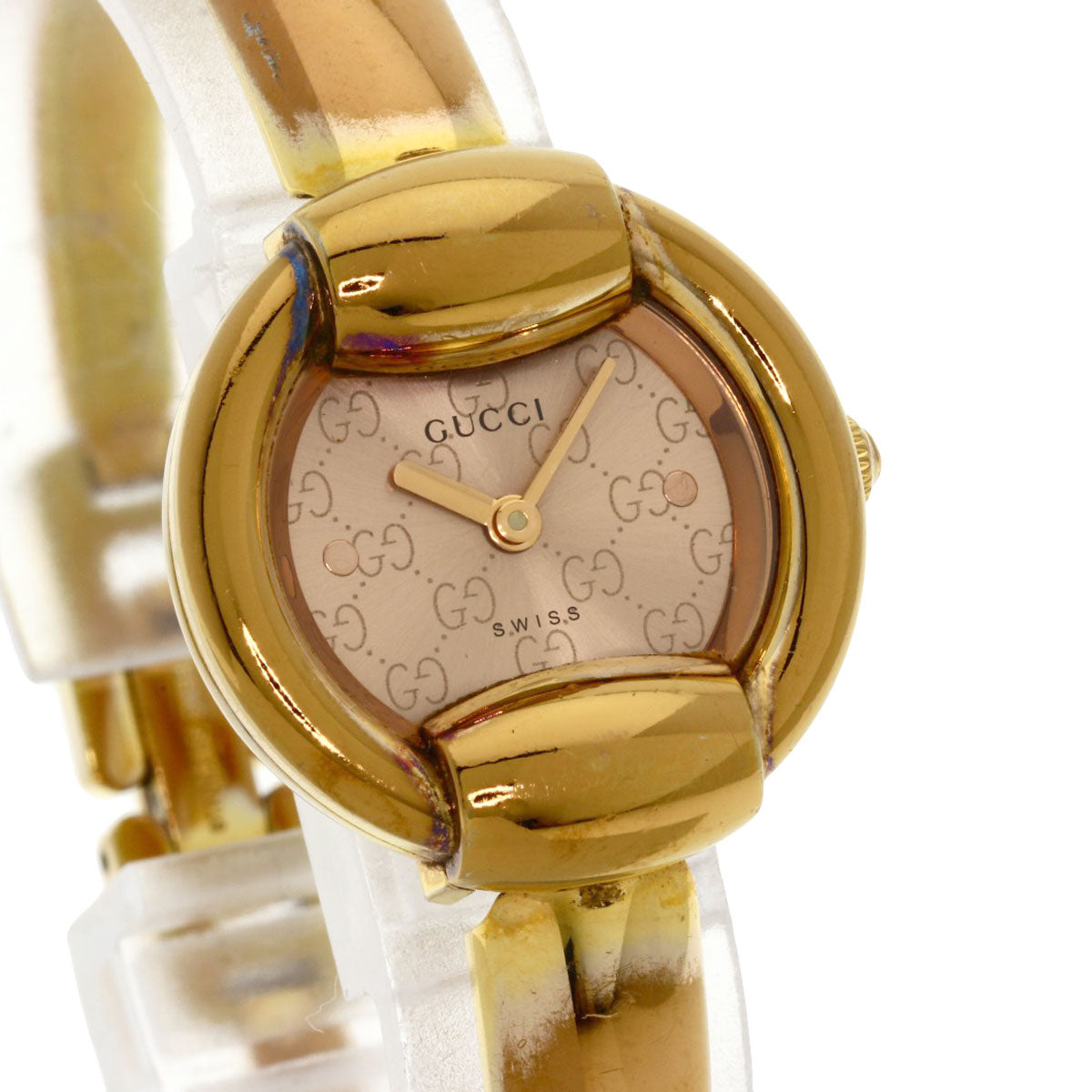 GUCCI Round face Watches 1400L PGP/PGP Ladies