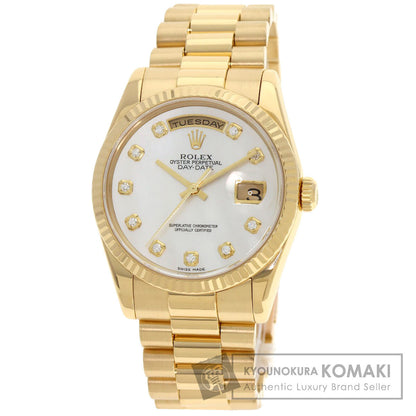 ROLEX Day Date 10P Diamond Watches 118238NG K18 Yellow Gold/18K Yellow Gold mens