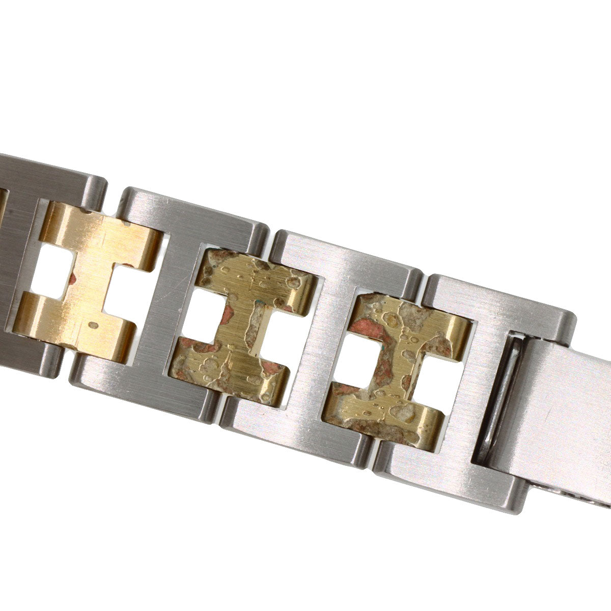 HERMES Arceau Watches Stainless Steel/SSxGP Ladies