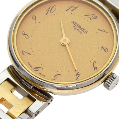 HERMES Arceau Watches Stainless Steel/SSxGP Ladies