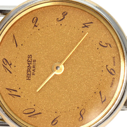 HERMES Arceau Watches Stainless Steel/SSxGP Ladies