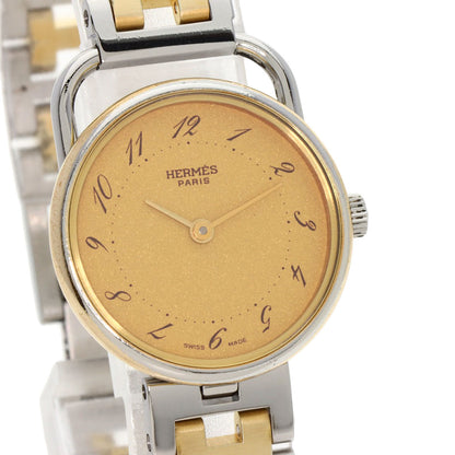 HERMES Arceau Watches Stainless Steel/SSxGP Ladies