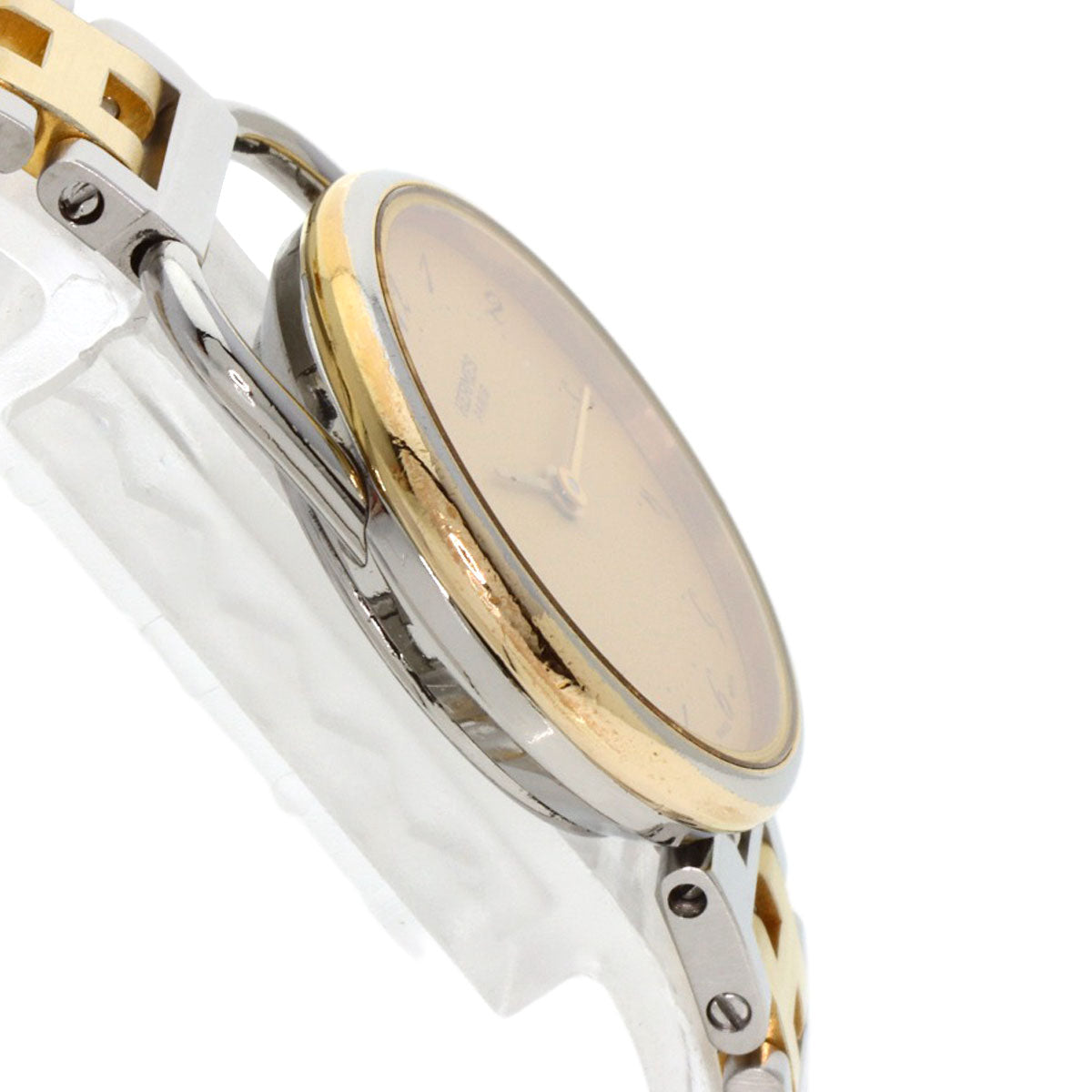 HERMES Arceau Watches Stainless Steel/SSxGP Ladies