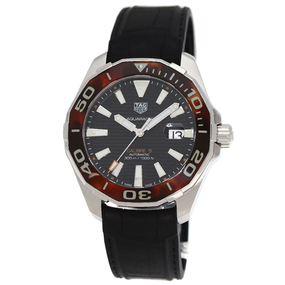 TAG HEUER Aqua Racer Caliber 5 Watches WAY201N Stainless Steel/Rubber mens