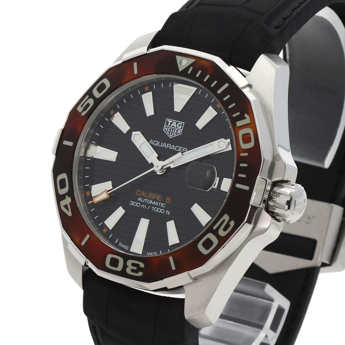 TAG HEUER Aqua Racer Caliber 5 Watches WAY201N Stainless Steel/Rubber mens