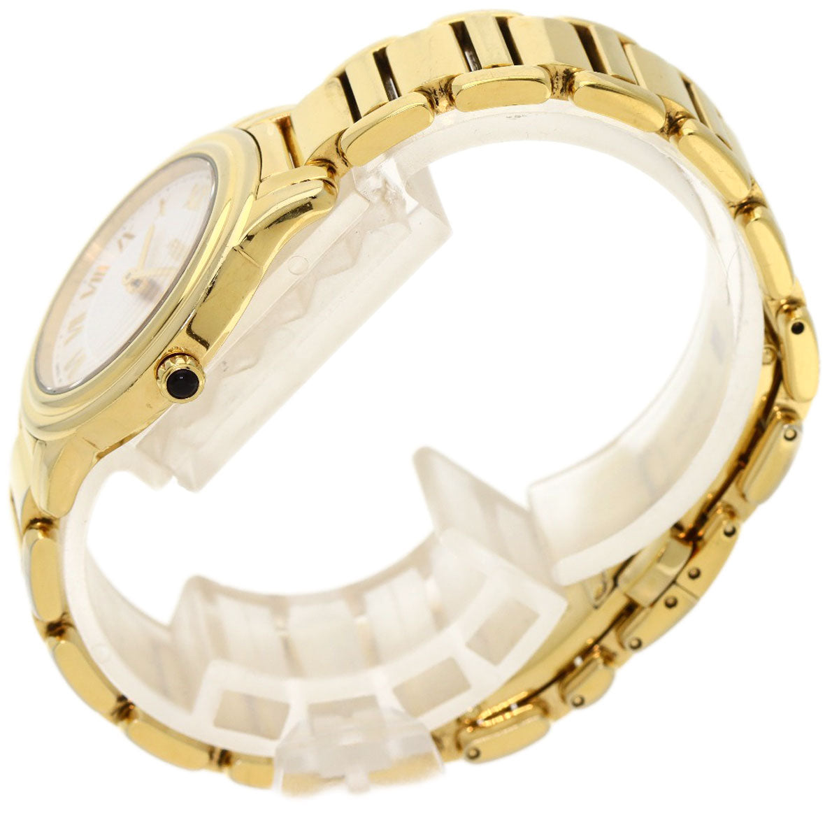 FENDI Round face Watches 25000L Gold Plated/Gold Plated Ladies