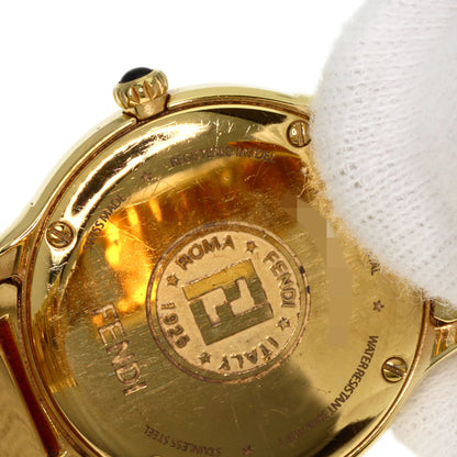 FENDI Round face Watches 25000L Gold Plated/Gold Plated Ladies