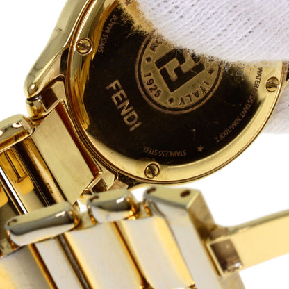 FENDI Round face Watches 25000L Gold Plated/Gold Plated Ladies