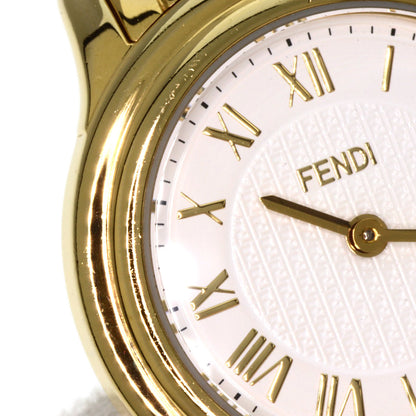 FENDI Round face Watches 25000L Gold Plated/Gold Plated Ladies