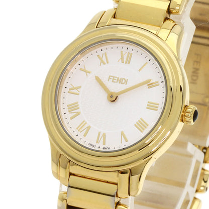 FENDI Round face Watches 25000L Gold Plated/Gold Plated Ladies